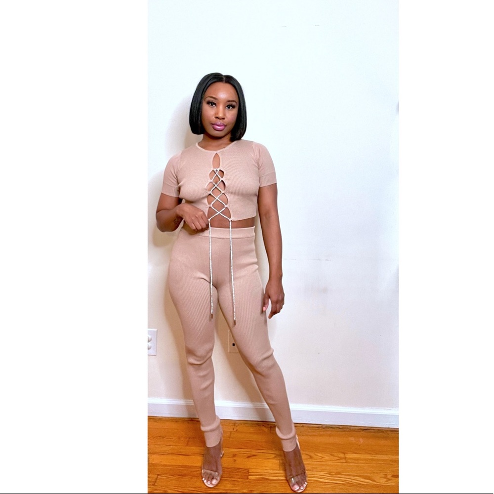 Lace Up two piece